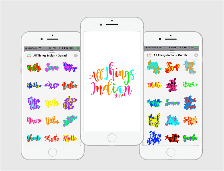 All Things Indian - iMessage Sticker Application