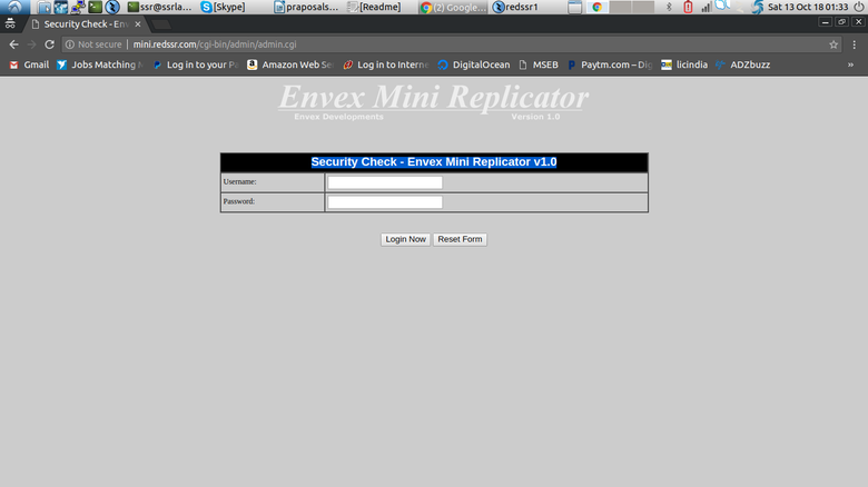 Envex Mini Replicator install