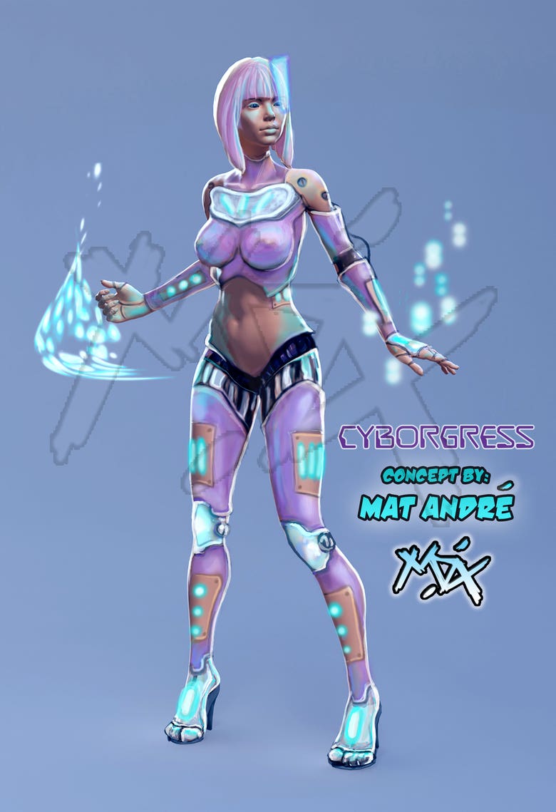 Cyborgress Costume Concept