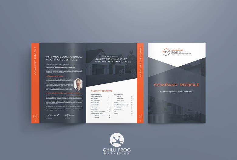 36 page Corporate brochure