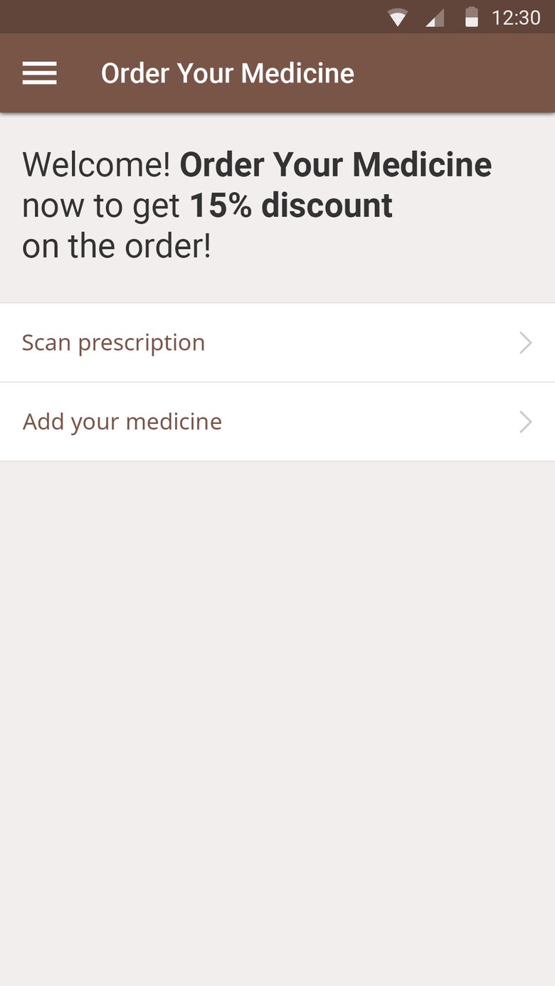 Online Medicine Delivery App