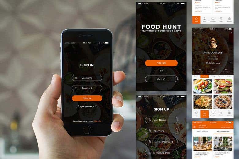 Food Mobile App UI/UX