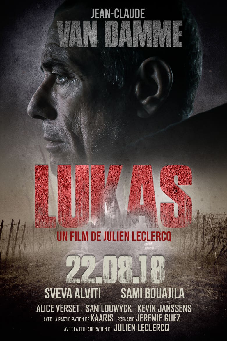 JCVD Poster - Lukas movie (2018)