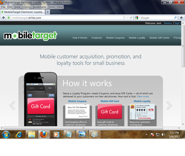 Testing of Mobile Target site