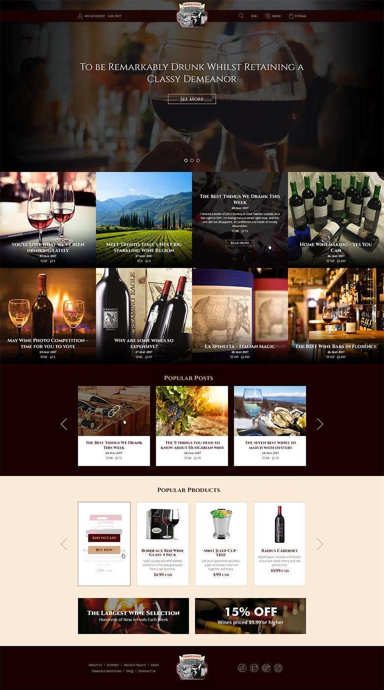 Online Wine Website