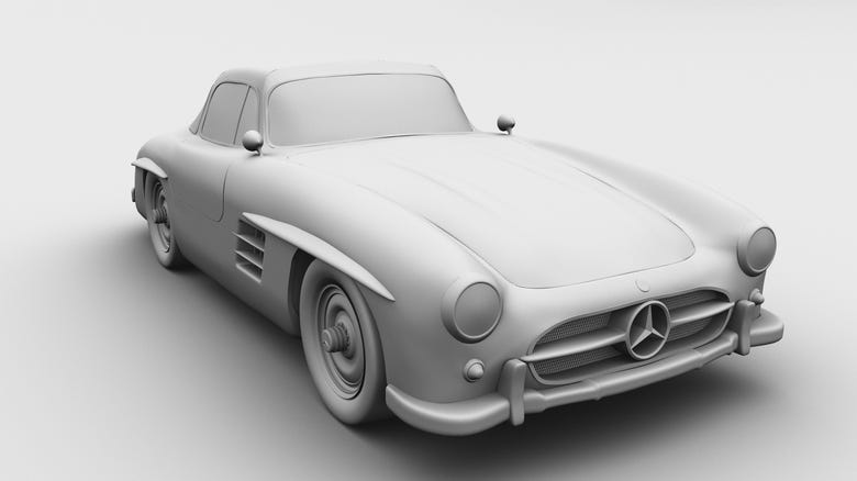 Mercedes Sl modeling