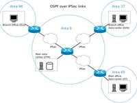 OSPF over IPSec links