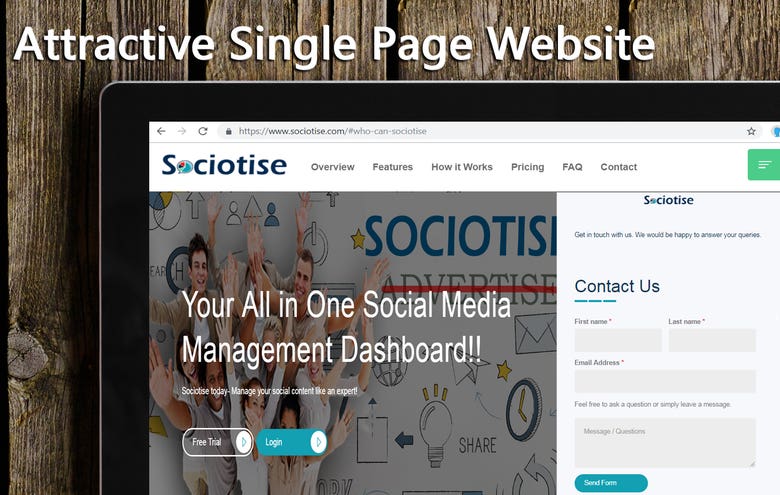 Sociotise - Social Content Designing Tool