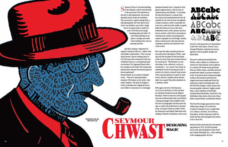 Seymour Chwast Magazine Layout