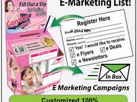 Promotional displays for prospect & lead generation