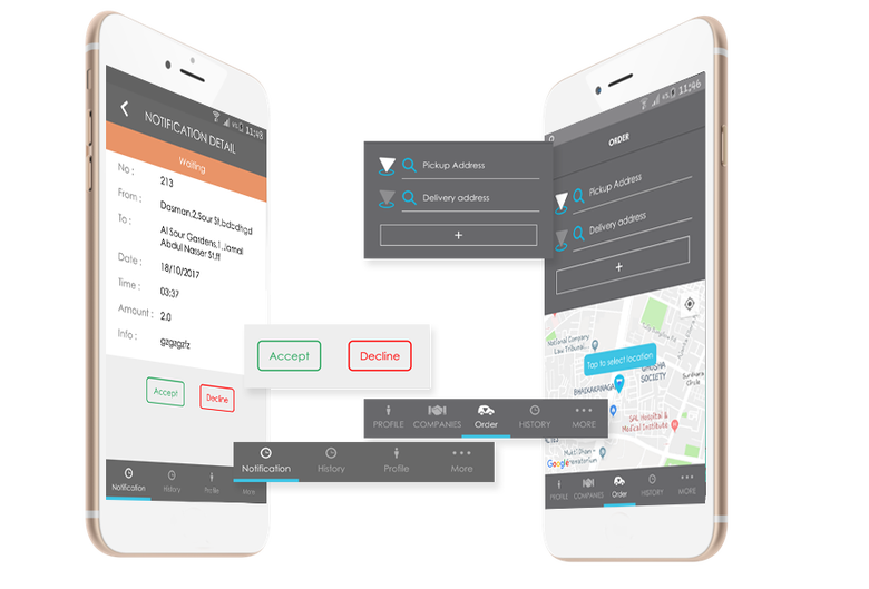 Smart Delivery App for User & Delivery management
