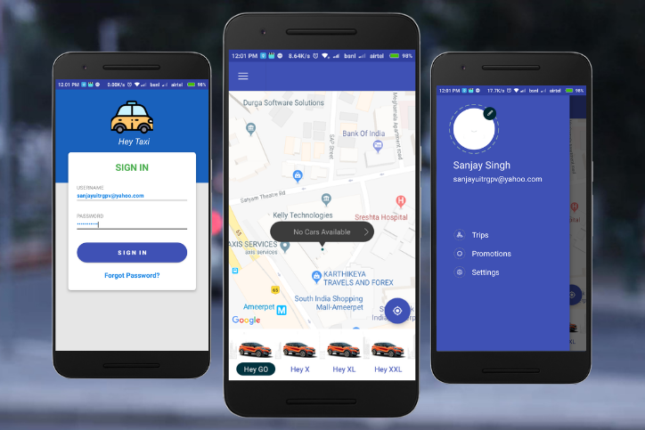 Taxi Android App
