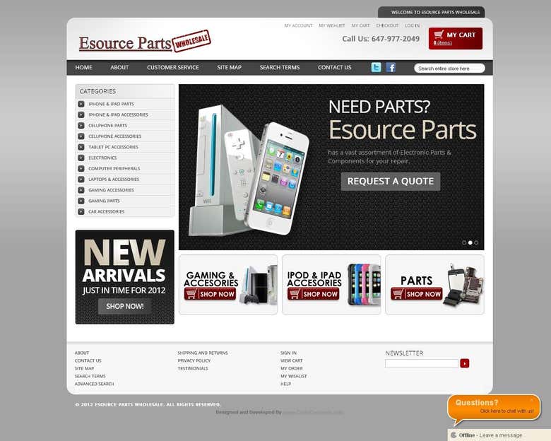 eSource Parts - Magento