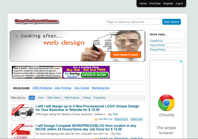 I Design Wordpress/Blogs from Scratch in any niche!