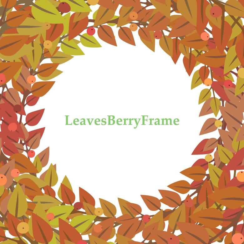 Autumn Leaf Frame