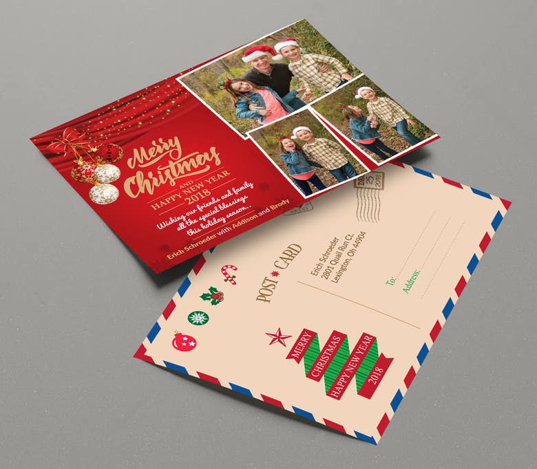 Christmas Card, Gift Card, Post Card, Invitation Card