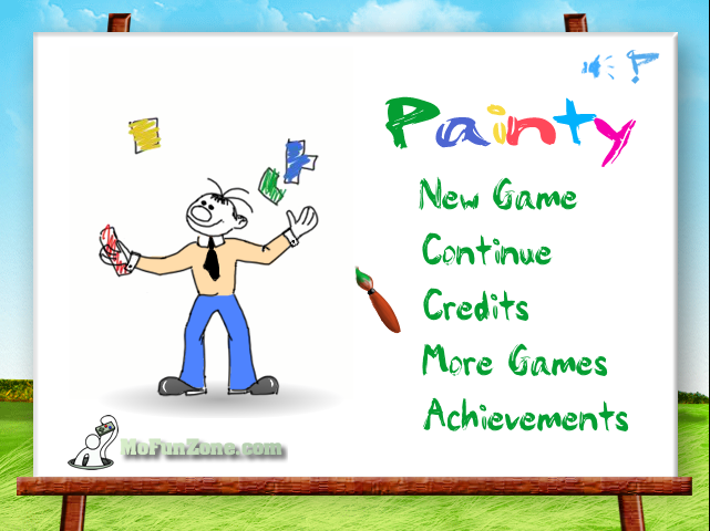 Puzzle Flash Game "Painty" | SWF, AS3