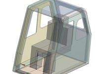 Design analysis of Excavator Cabin for Roll Over Protection