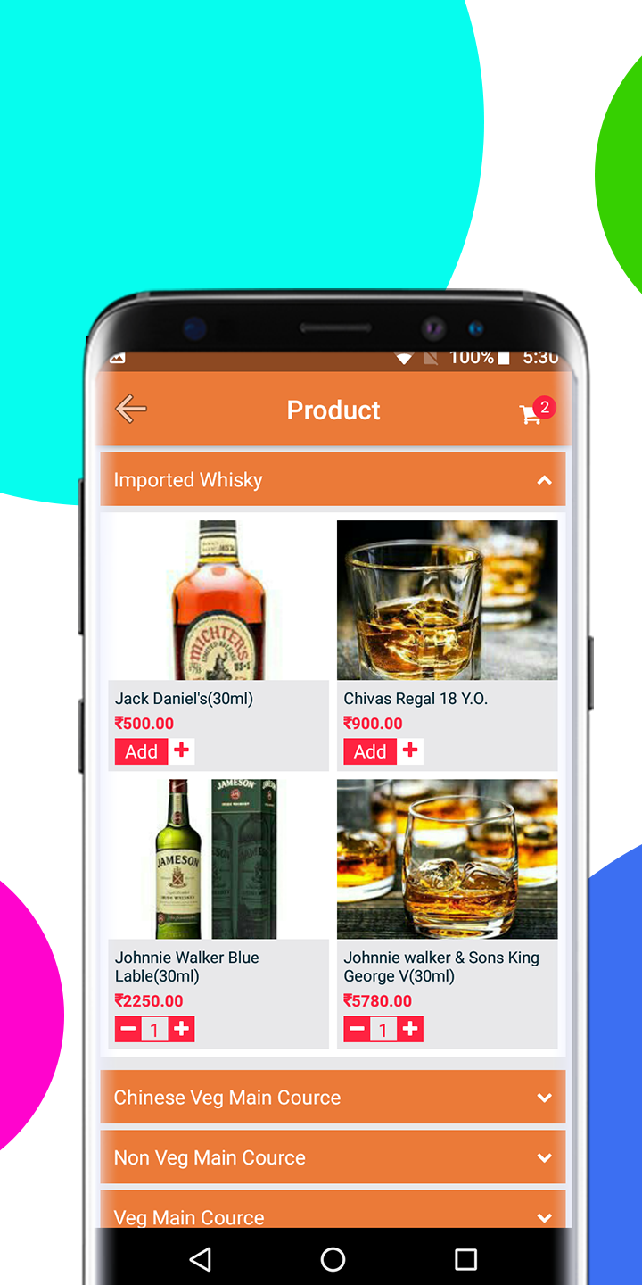 Mobile App for Hing Restaurant & Bar