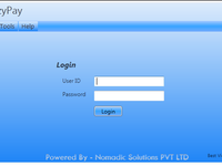 WPF .net application project screen