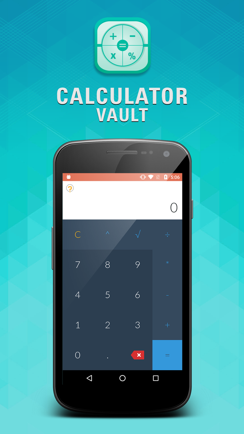 CalculatorVault app creation