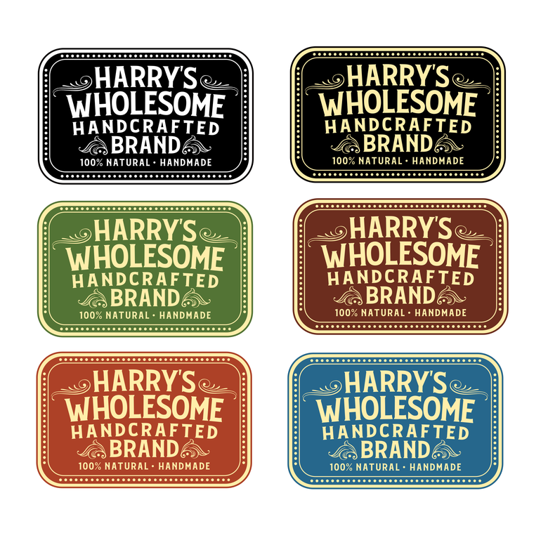Harry's Wholesome Handmade Brand - Logo & Package Design