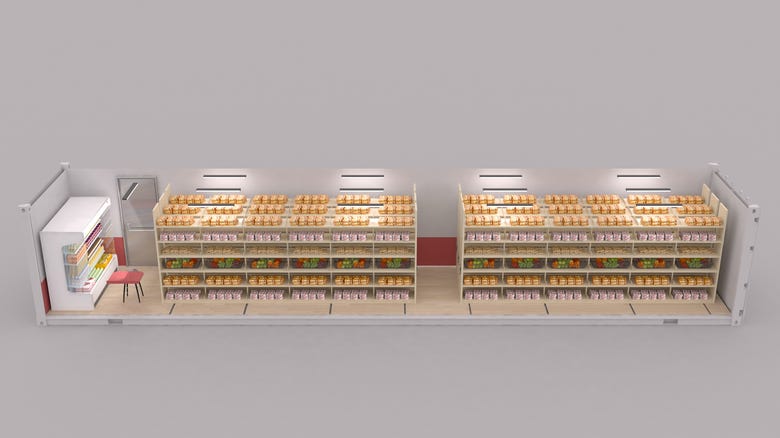 Design for a Container shop