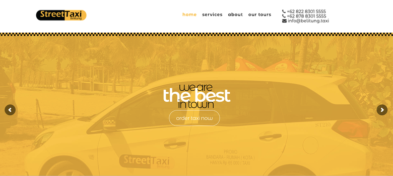 Taxi booking website...http://belitung.taxi