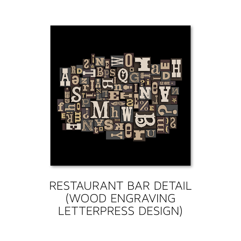 Restaurant bar detail