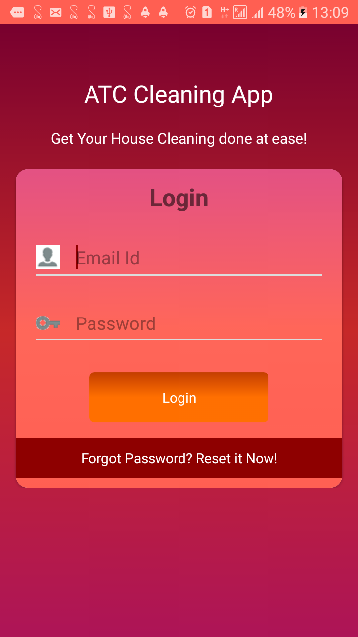 AT Cleaning - A House Cleaning Application