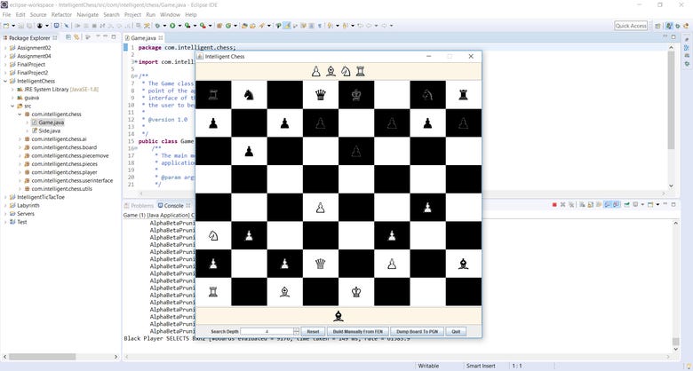 Artificial Intelligent Chess Playing Game