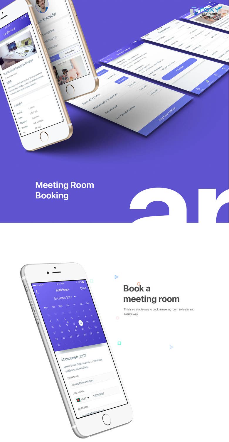 Meeting Room Finder Application- designs