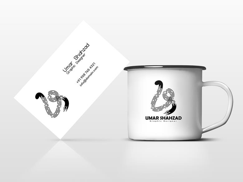 Business Card And Mugs Design