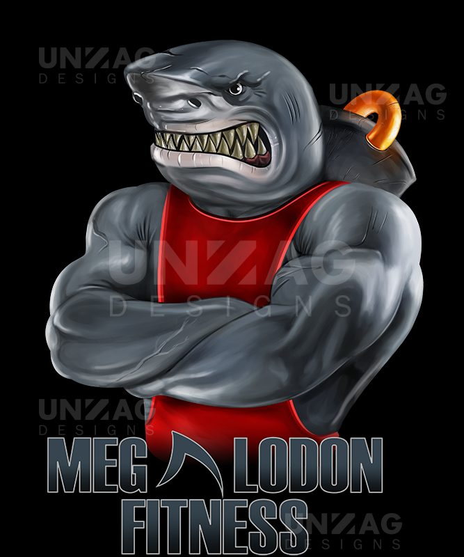 Mascot - Megalodon Fitness