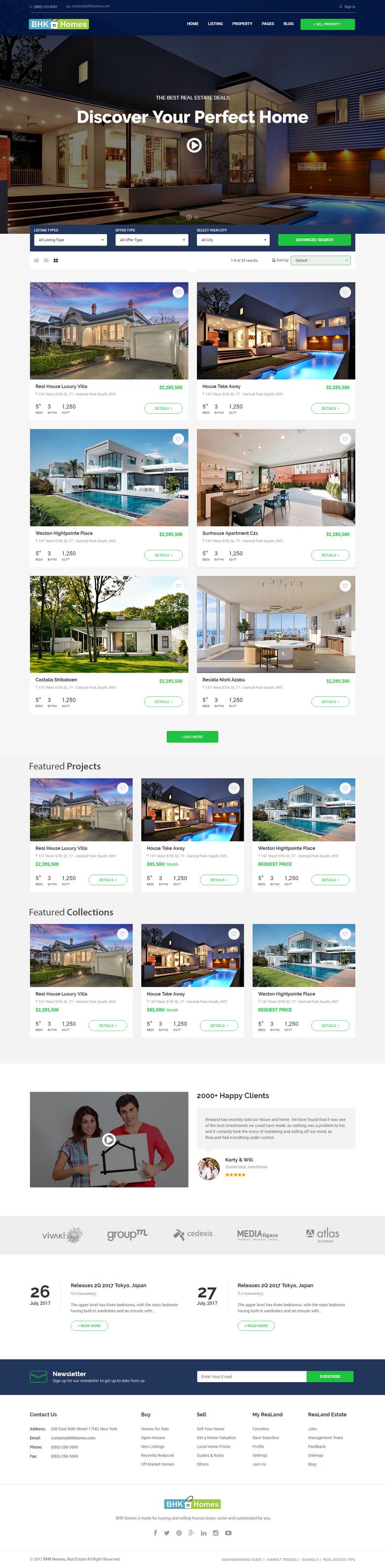 BHKHomes - Real Estate Portal