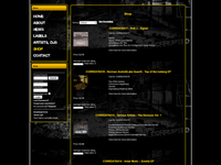 Corrupted Recordings Web Design by Simplistic Designs