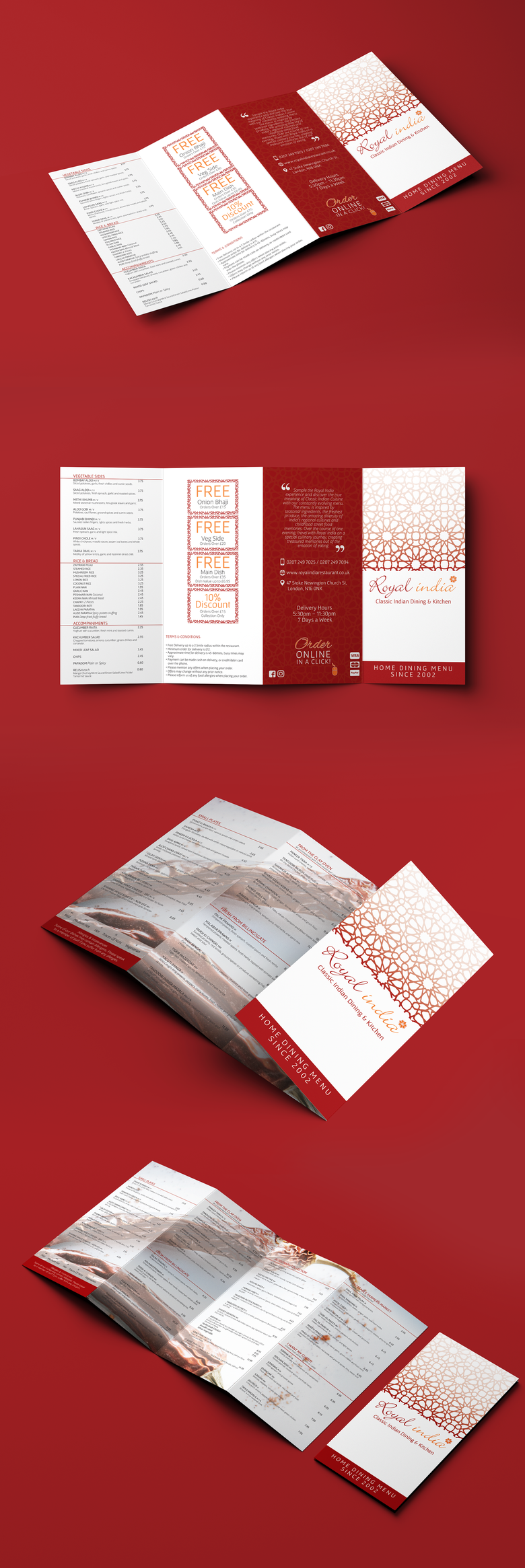 Brochure and flyer designs