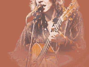 Mike Scott of The Waterboys - Photo edit