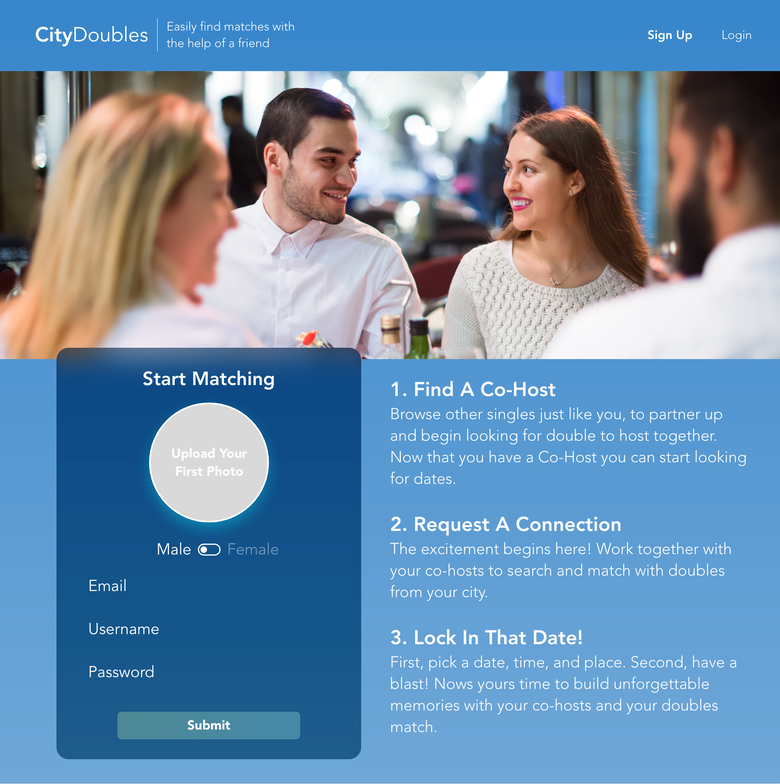 CityDoubles - The World's First Double Dating Platform