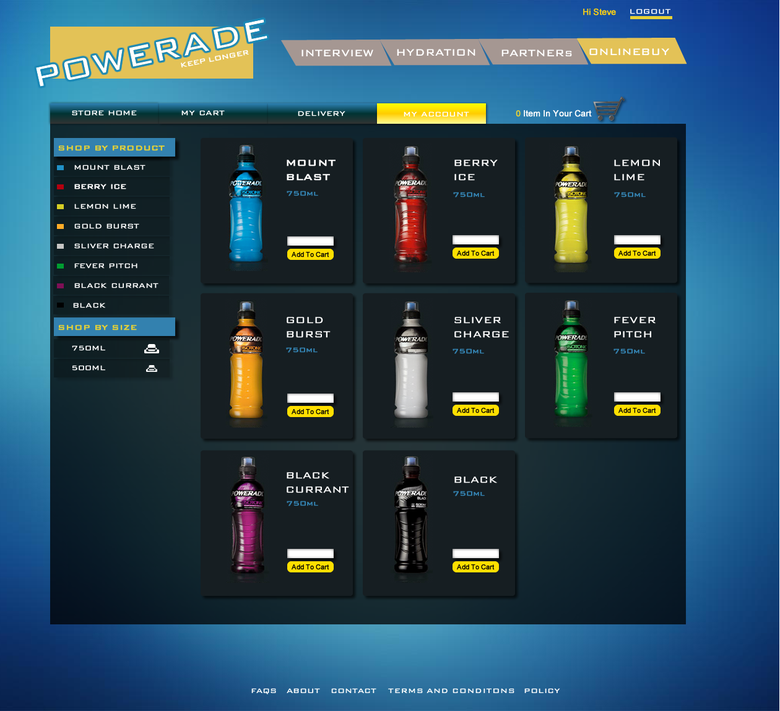 A website-design for a drink enterprise in NZ