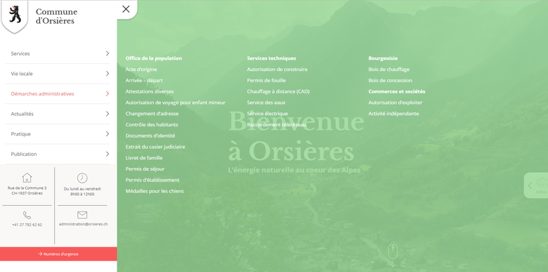 Orsieres Wordpress Responsive Site