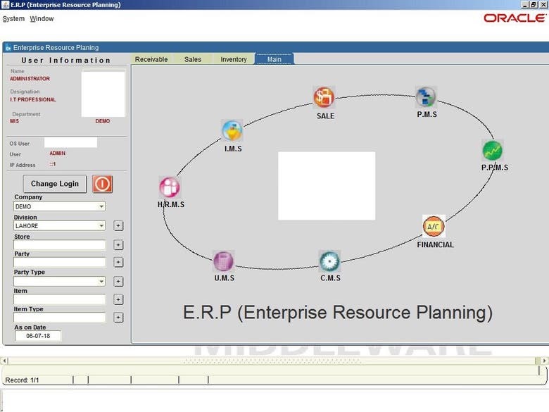 Oracle & Odoo ERP & Accounting Software IMPLEMENTATION