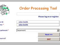 Order Processing Tool
