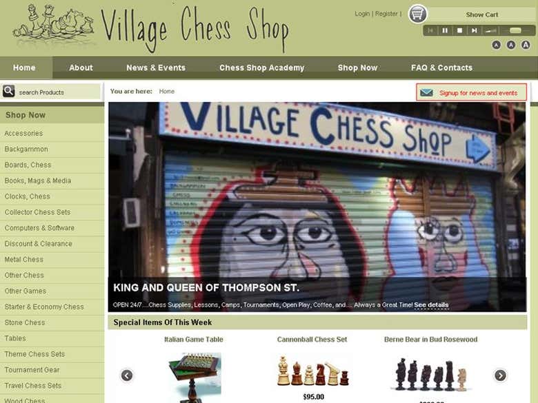 Village Chess Shop - NYC