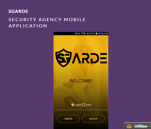 SECURITY AGENCY MOBILE APPLICATION