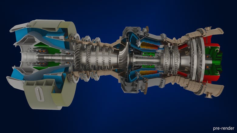3D modelling of helicopter engine