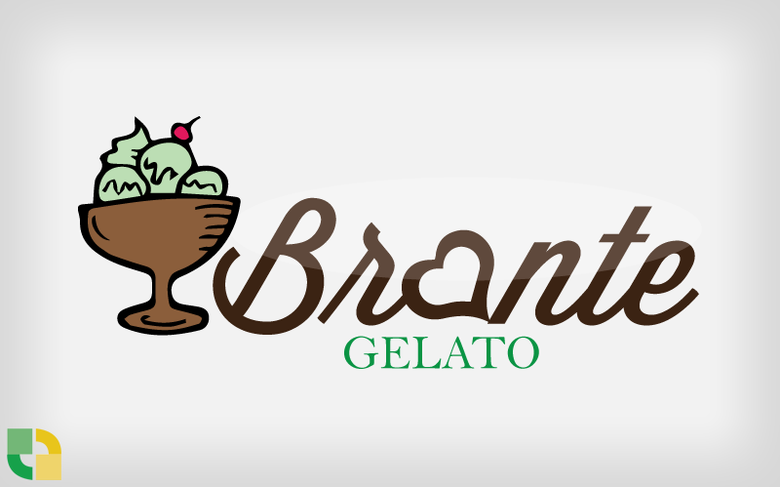 Bronte Gelato Logo Sample