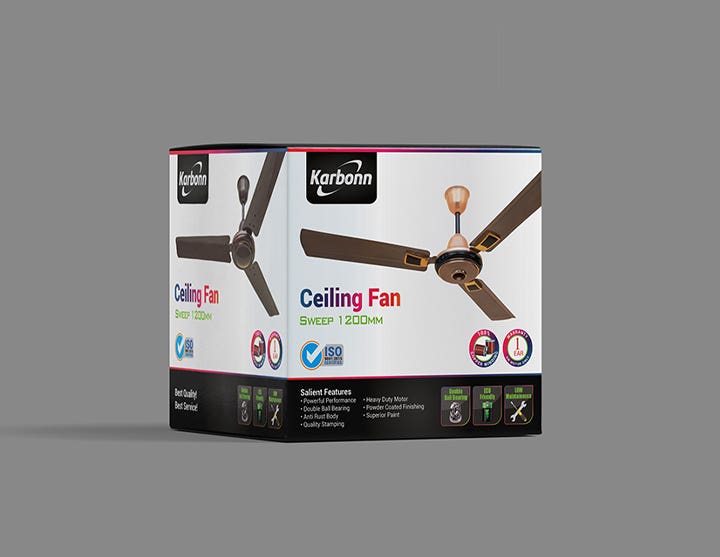 Packaging Design for Ceiling Fan