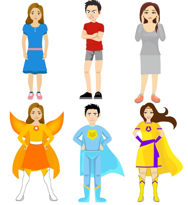 Concept Characters Super Heroes Design