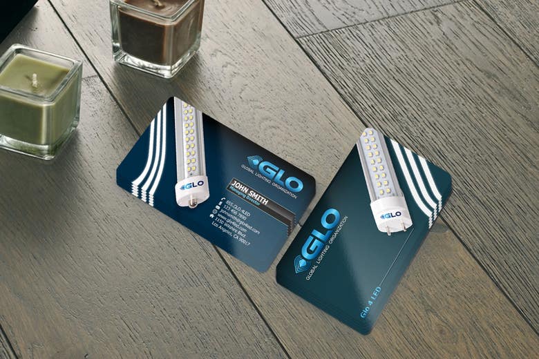 GLO LED Company Business Card